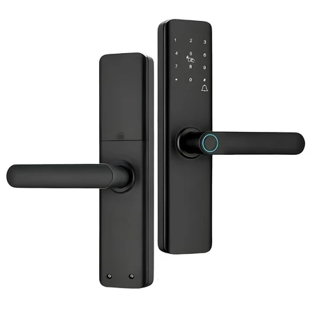 Fechadura Eletrônica Smart Door – Impressão Digital, Senha, Cartão NFC e Chave Mecânica