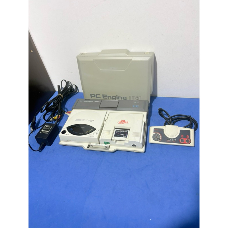 Console PC Engine CD ROM 2 com maleta NEC | Shopee Brasil