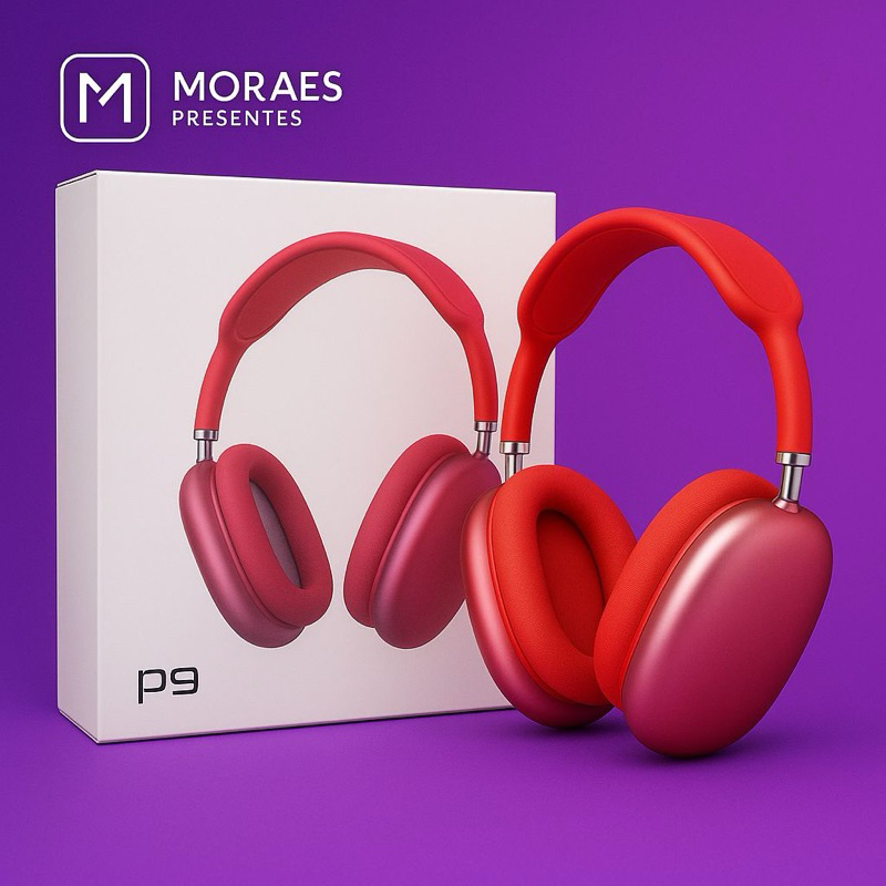 Fone Bluetooth P9 Premium com Grave Potente | Shopee Brasil