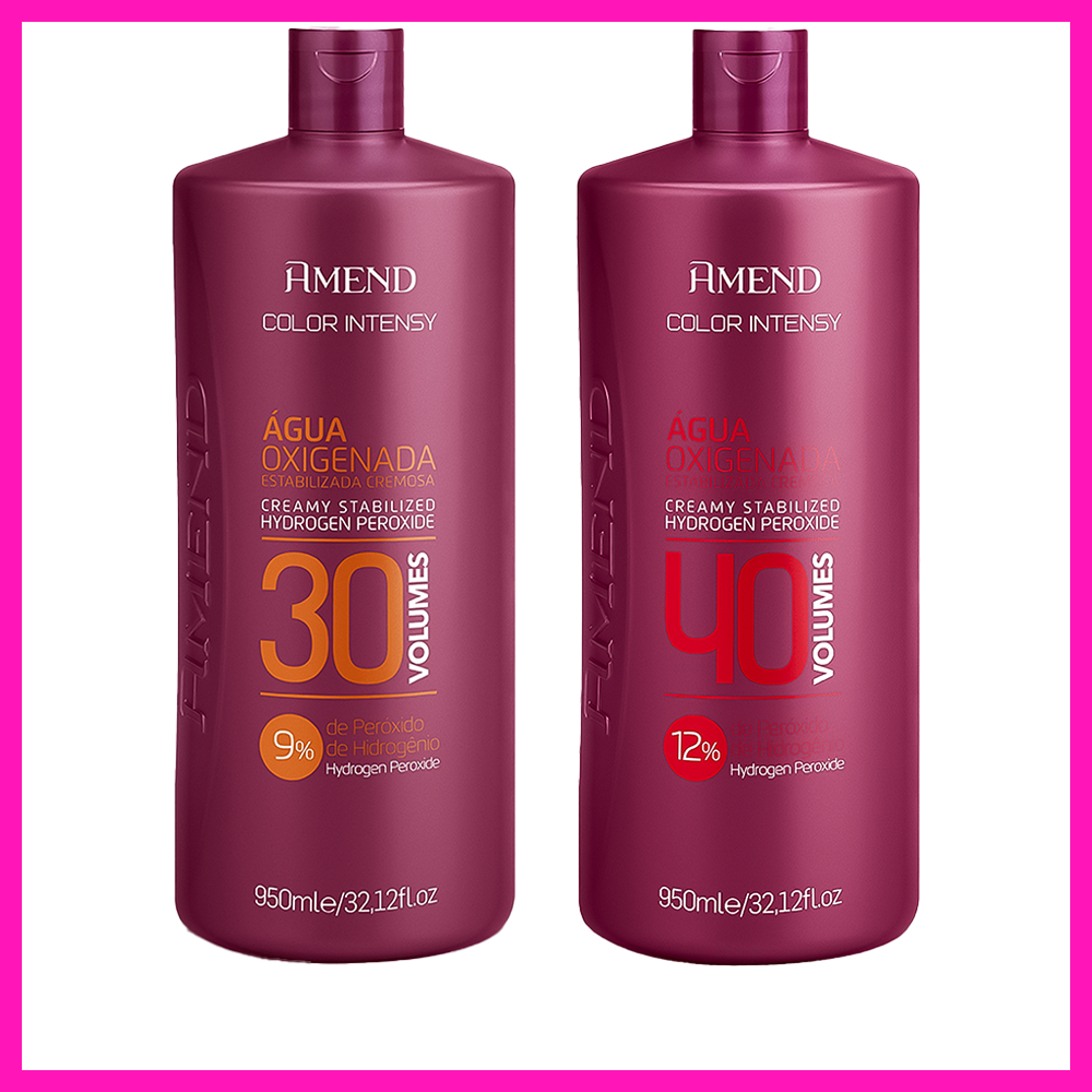 Amend Color Intensy Água Oxigenada 950ml (Descolore e auxilia no ...