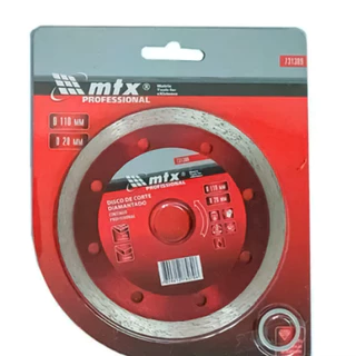 Disco Corte Diamantado Contínuo Liso 110mm X 20mm Mtx Profissional em Oferta na Shopee