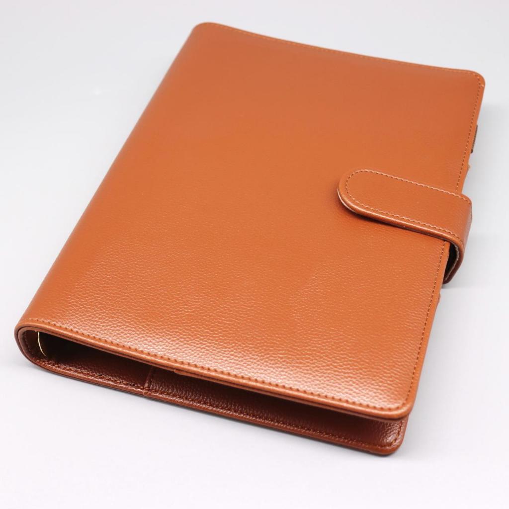 Planner Caderno Fichario A5--Marrom(Só Capa)