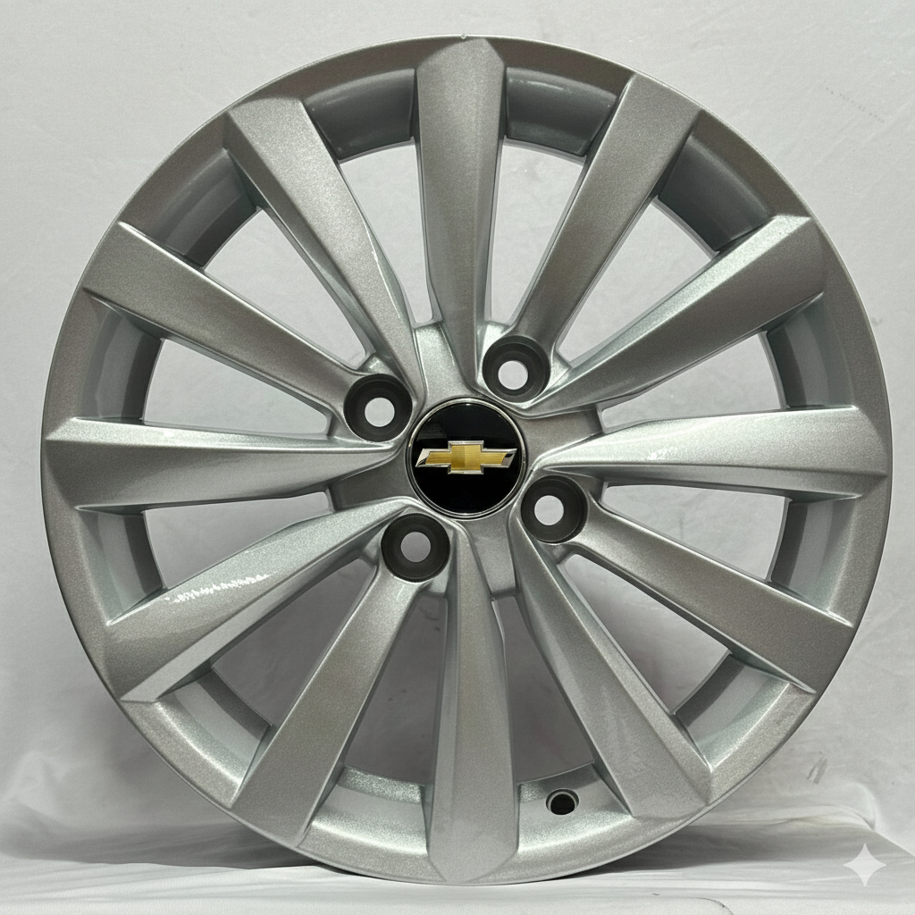 Jogo de rodas Aro 15 4x100 Onix 2023 2024 Zk1010 Plus Premier