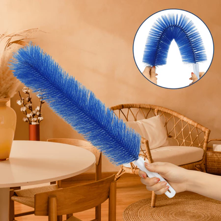 Limpador Escova De Ventilador Sofá Dobrável Poeira Espanador Vassourinha Flexível Tira Pó Moderno