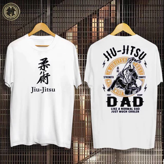 Camiseta para treino jiu jitsu dad luta arte marcial moda em algodão basica e oversized unissex