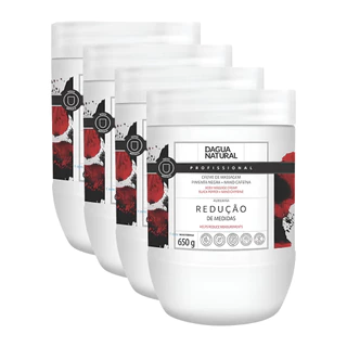 Creme Massagem Pimenta Negra Redutor Medidas 650g Dagua Natural Kit Com 4 em Oferta na Shopee
