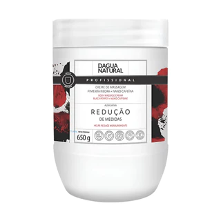 Creme Massagem Pimenta Negra Redutor Medidas 650g D'Agua Natural em Oferta na Shopee