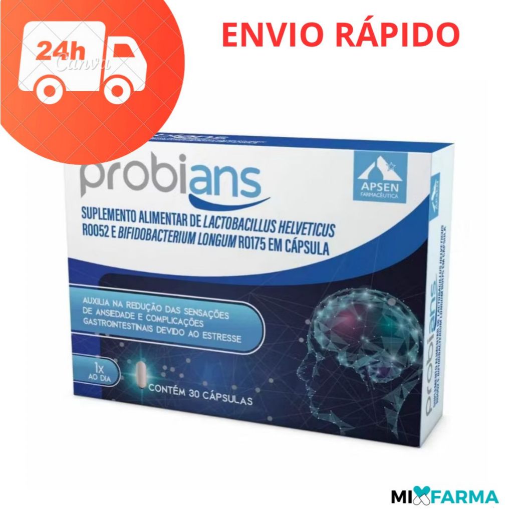 Probians Suplemento Alimentar Lactobacillus 30 cápsulas | Shopee Brasil