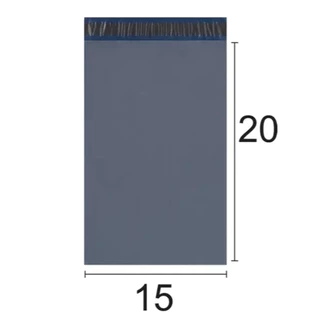 Kit 1000 Envelope de segurança 15x20 Saco Plástico Cinza Embalagem Para Correios Envios E-commerce