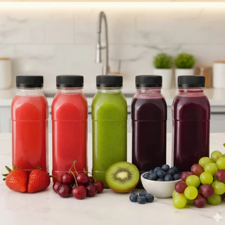 Garafas PET pra Suco 300ml / 500ml Garrafinha com Tampa Caldo de Cana Envio Rápido 5, 10, 20, 30 e 40 unidades