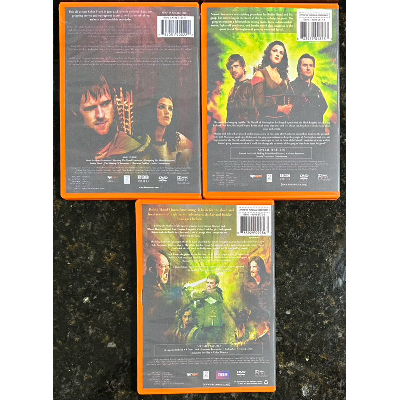 DVD - ROBIN HOOD - AS 3 TEMPORADAS (LEGENDADO) | Shopee Brasil