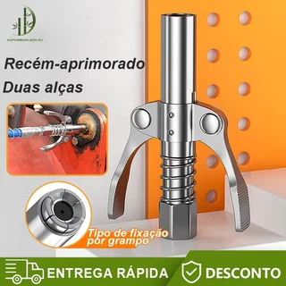 Máquina De Graxa Pneumática Elétrica Manual Com Bico Tipo Engrenagem/De Alta Pressão Alça Dupla em Oferta na Shopee