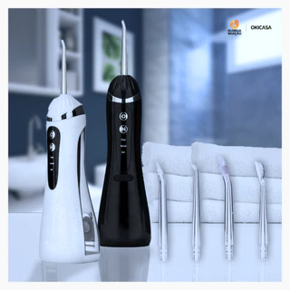 Irrigador Dental Oral Portátil 200ML Carregável 3 Modos Branco Preto Disponpiveis FLD1112 em Oferta na Shopee