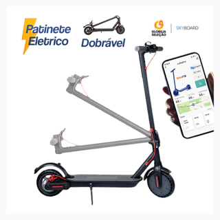 Patinete elétrico Scooter Dobrável 8,5 polegadas  com Bluetooth Alta velocidade Longo alcance Alta capacidade de carga em Oferta na Shopee