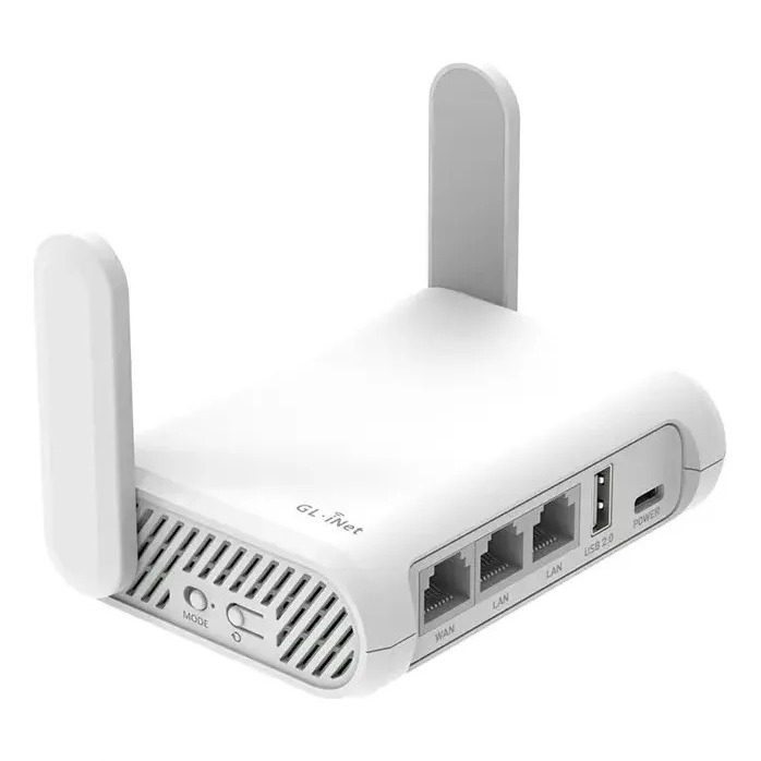 Gl.inet Opal Roteador Viagem Bolso Gl-sft1200 Dual-band Tor Cor Cinza