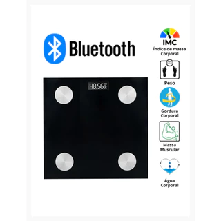 Balança Digital Bioimpedância Profissional 180KG Com Aplicativo de Celular Para Medir Massa Corporal, IMC, Para Consult em Oferta na Shopee