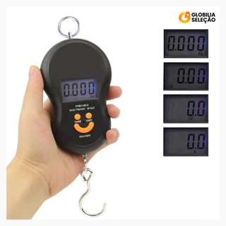 Balança de Gancho Metal Portátil Digital Mão Bolsa Mala Peixe Até 50kg Top KD2147 em Oferta na Shopee