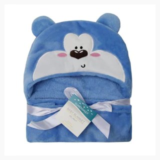 💓Toalha de Banho Bebê Felpuda Capuz Infantil Recém Nascido Com Orelhinha Menino e Menina 95 x 65cm em Oferta na Shopee
