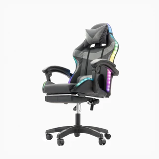 🔥👍 Cadeira Gamer com Caixa de Som Bluetooth + Fita de LED 128 Cores – Experiência IMAX Imersiva em Casa! em Oferta na Shopee