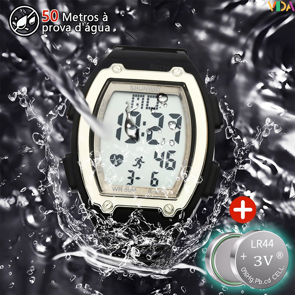 Relógio A Prova Dágua Masculino Original Esportivo Equipamento De ...