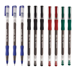 Caneta Gel Fit 0.6 - Preta Jocar Office- 10 Canetas