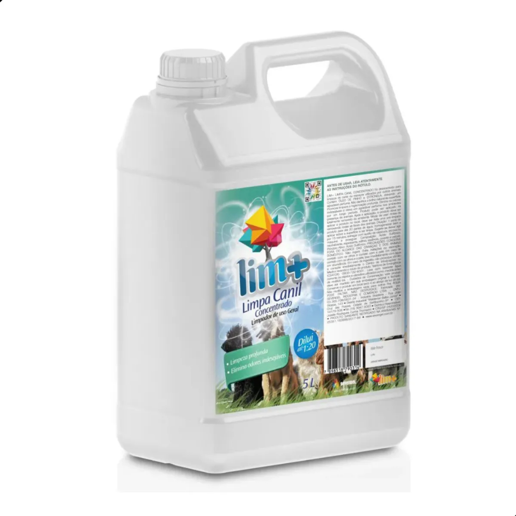 Limpa Canil LIM+ Sevengel 5L – Limpador e Desinfetante Profissional ...