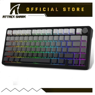 ATTACK SHARK X85 Wireless Mechanical Keyboard 75% Gasket-mounted Bluetooth 5.1/2.4G Wireless & Type-C Wired Mechanical