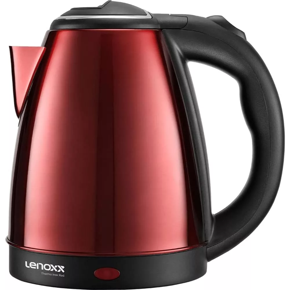 Chaleira Elétrica Thermo Inox - Lenoxx-  Red, 2,2L PCE213 - 220v