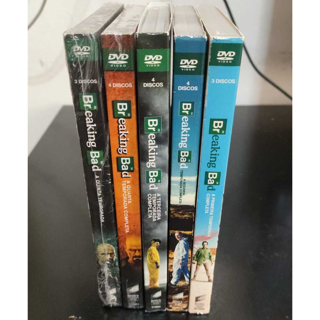DVD Breaking Bad 1 a 5 temporada Completa | Shopee Brasil
