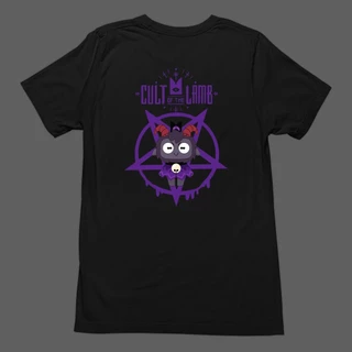 Camiseta Básica T-Shirt Cult of the Lamb Unissex Blusa De Algodão Jogo