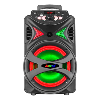 Caixa de Som Amplificada Amvox ACA 255 Hit Woofer 8" Portátil Bluetooth Preto barata em Oferta na Shopee
