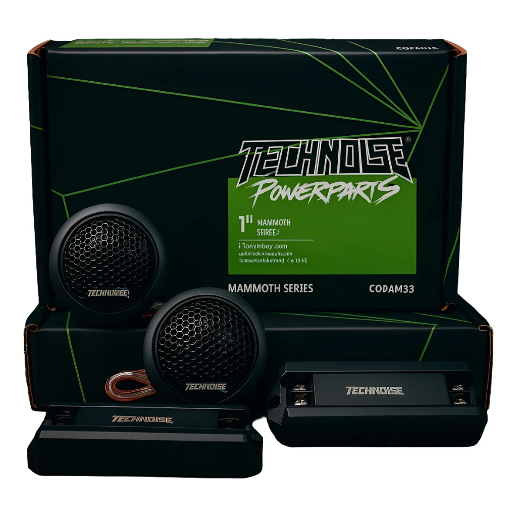 Kit 2 Tweeters Neo 60w Technoise Domo Seda Original | Shopee Brasil