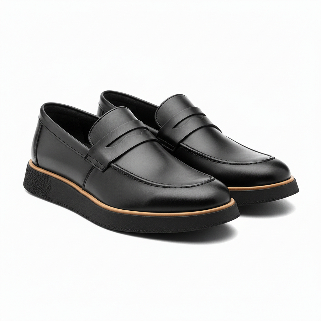 Sapato Masculino Loafer Casual New Crepe Confort Classic