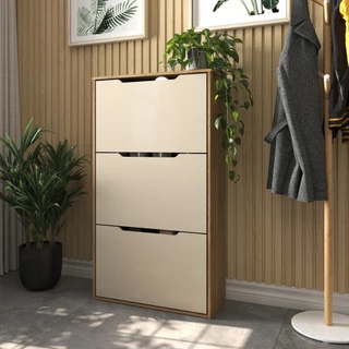 Sapateira Retrátil Inclinável 3 Portas Basculantes Organizador Multiuso Puxador Cava-Para Calçados Hall Entrada e Quarto em Oferta na Shopee