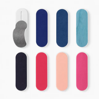 Finger Grip Suporte para Celular — Tecido / Couro / Glitter | Kits 2/3/5