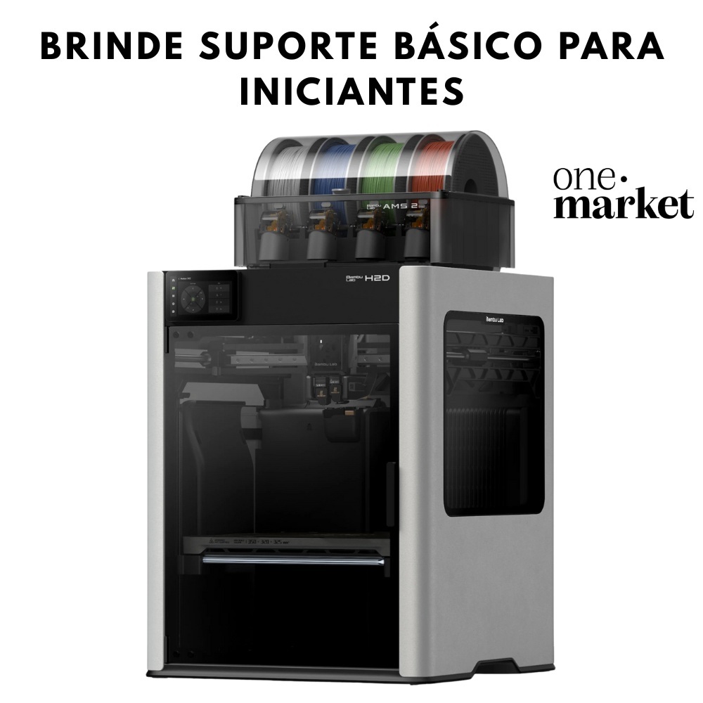 Impressora 3D Bambu Lab H2D 220v Combo + Suporte básico para