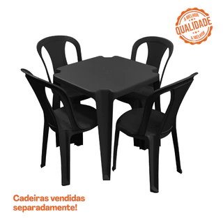 MESA QUADRADA 70X70X72 CM BAR, FESTA E AREA DE LAZER