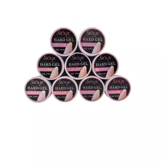 Gel Sioux Hard 60g Led uv - Control Nude - Cover - Cremy - Silk - Clear - White - Light Coffer em Oferta na Shopee