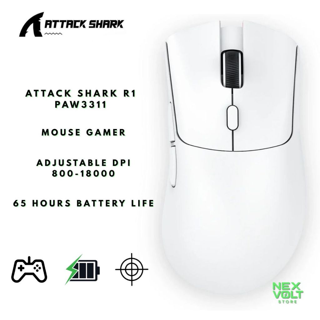 Mouse Attack Shark R1 em Oferta | Shopee 2026