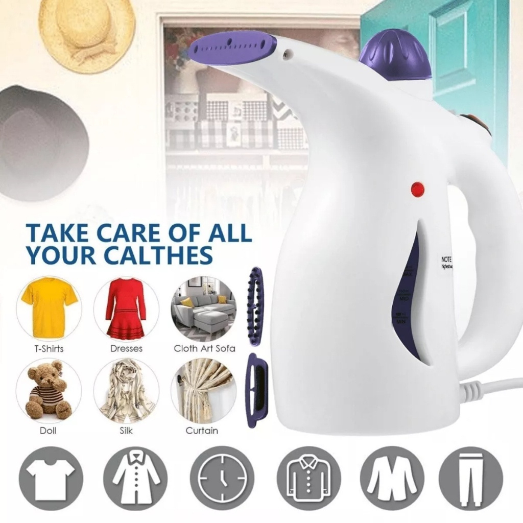 Passadeira e Vaporizador 4 em 1 Vapor De Roupas Vaporizador Humidificador Compacto 110v 800w