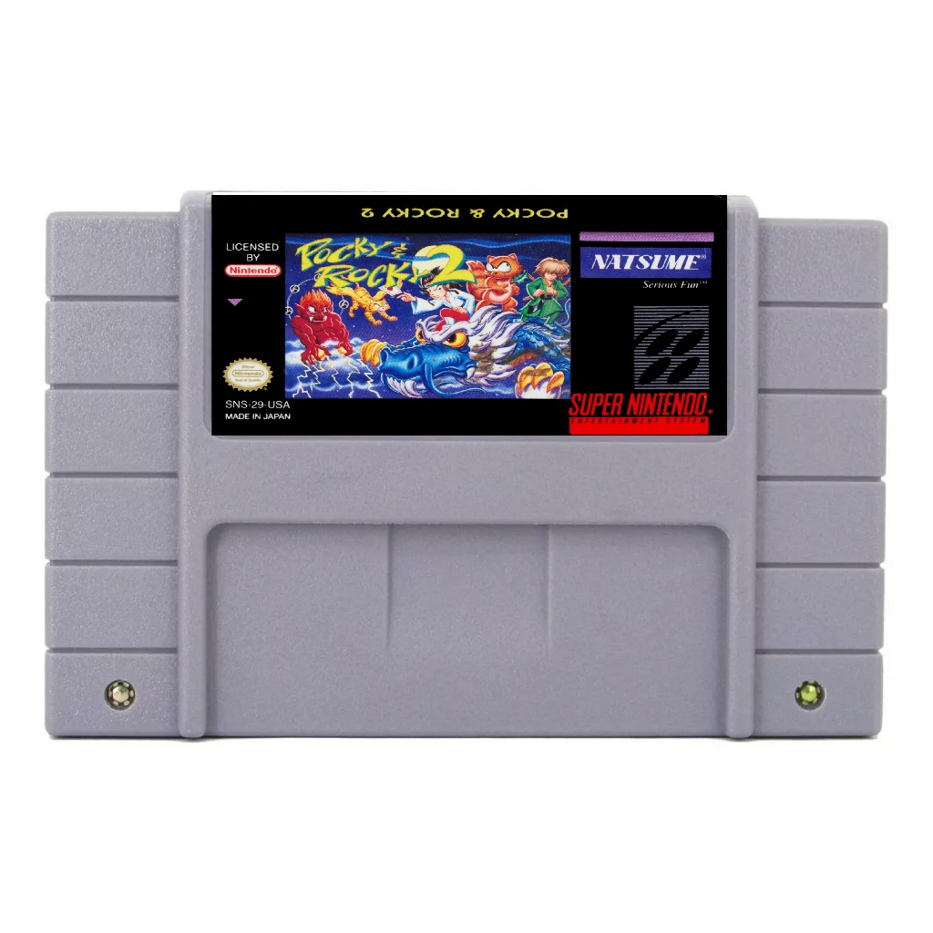 Pocky & Rocky 2 Americano Super Nintendo Snes | Shopee Brasil