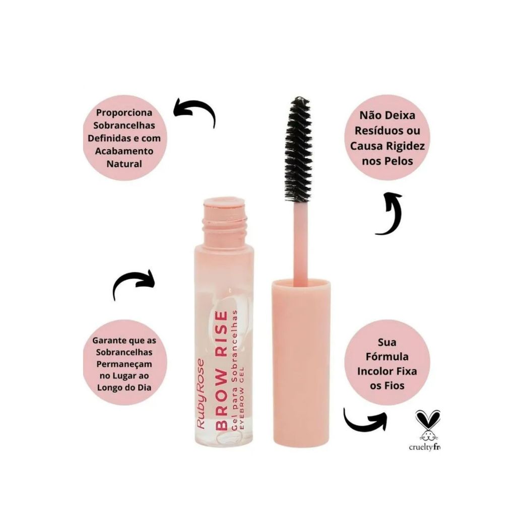 Kit 2 unidades Gel para Sobrancelhas - Ruby Rose Brow Rise - Alta ...