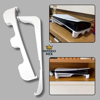 Suporte Horizontal PS5 Slim com Disco Base Deitada PlayStation 5