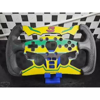 Mod de Volante Moza ES - Logo Ayrton Senna