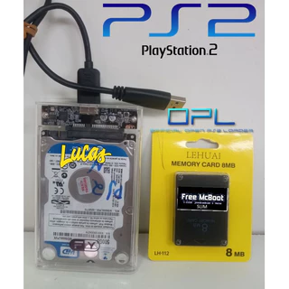 Kit OPL Memory card e HD 160TB para Ps2 MATRIX