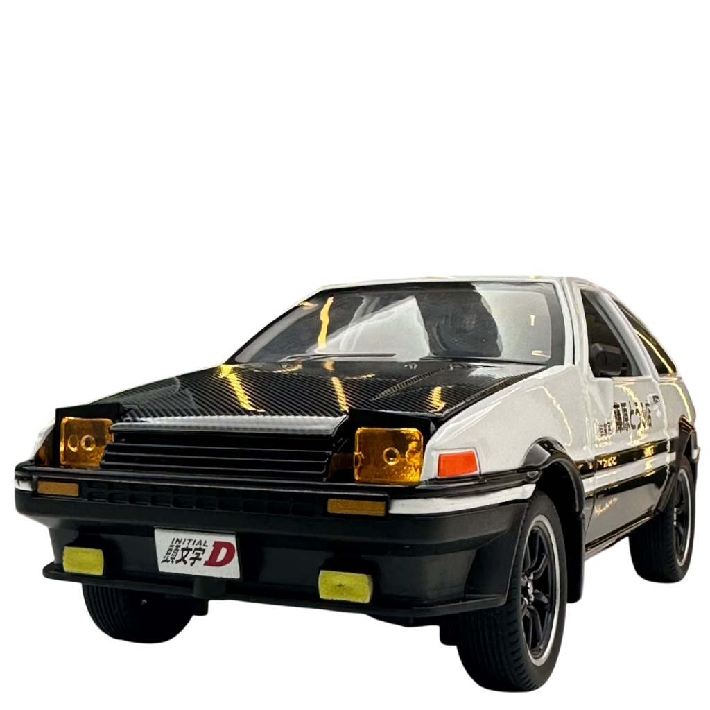 Miniatura Toyota Sprinter Trueno AE86 1:24 Initial D Takumi