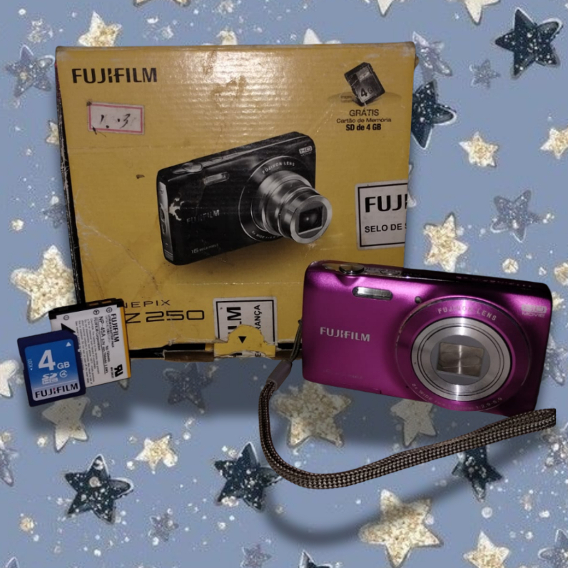 📸 Câmera Digital Fujifilm FinePix JZ250 – Completa no Kit