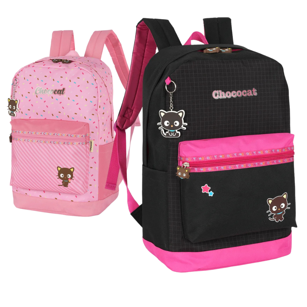 ちょこ Mochila Chococat Amigos da Hello Kitty Sanrio Oficial 18 Litros