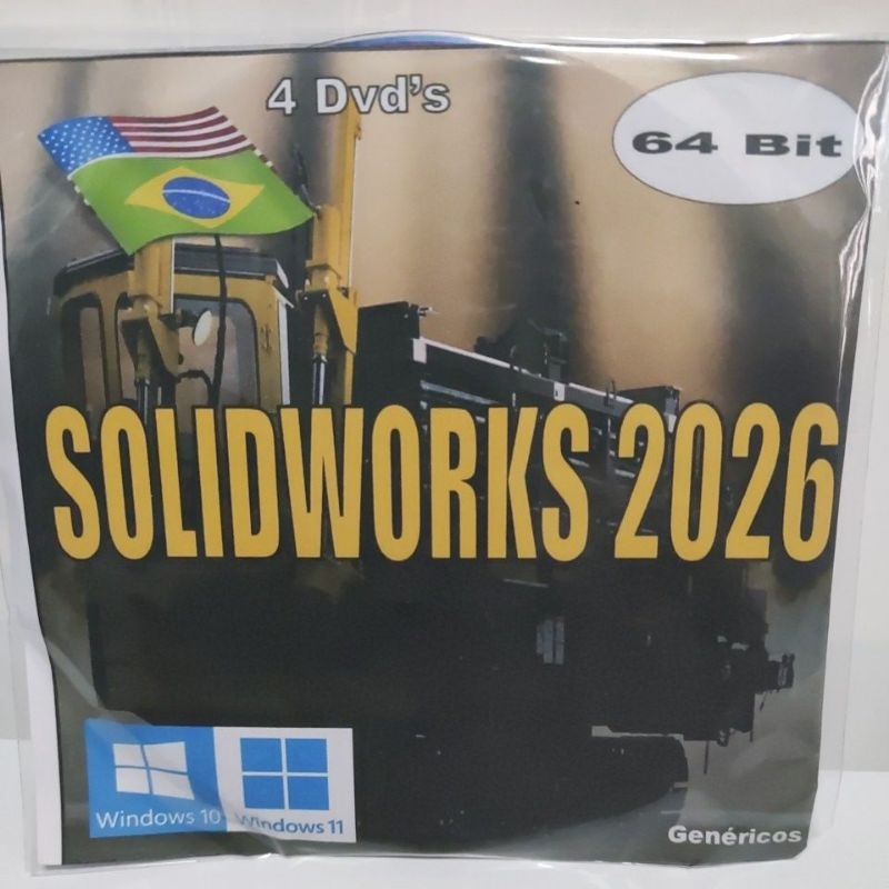 SolidWorks 26 4 dvds completo em português | Shopee Brasil