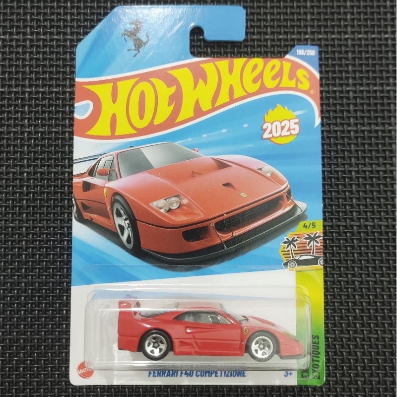 Hot Wheels Ferrari F40 Competizione - variação de cor a escolha
